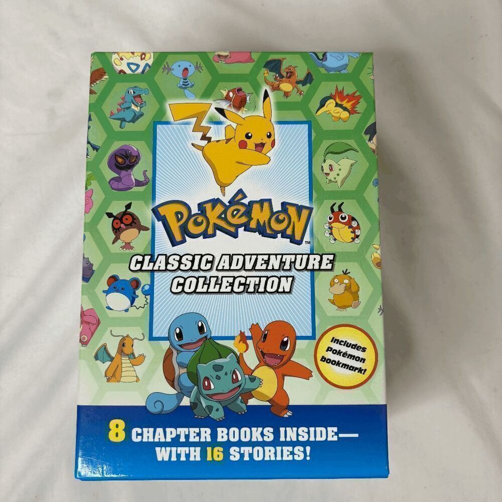 Pokemon Classic Adventure‎ Collection 8 Chapter Books w/ 16 Stories